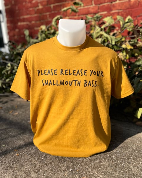 Image of Antique Gold “Release Your Smallmouth” Tee