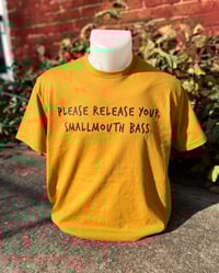 Image 1 of Antique Gold “Release Your Smallmouth” Tee