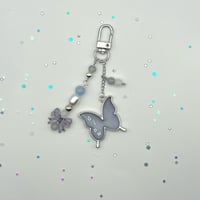 Image 2 of ateez butterfly keychains