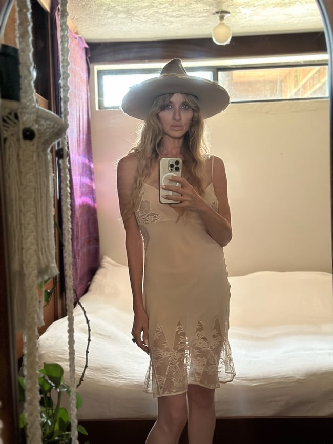 1990s Christian Dior by John Galliano silk slip dress gown lace godet detailing