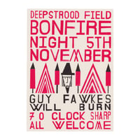 bonfire night poster