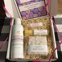 Image 1 of "Happy Birthday" Pink Amber & Vanilla Self Care Box