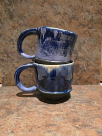 Image 3 of Blue / Purple Mugs with Black Feet