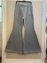 Image 2 of Fully Flared High Waist Fleece Pant