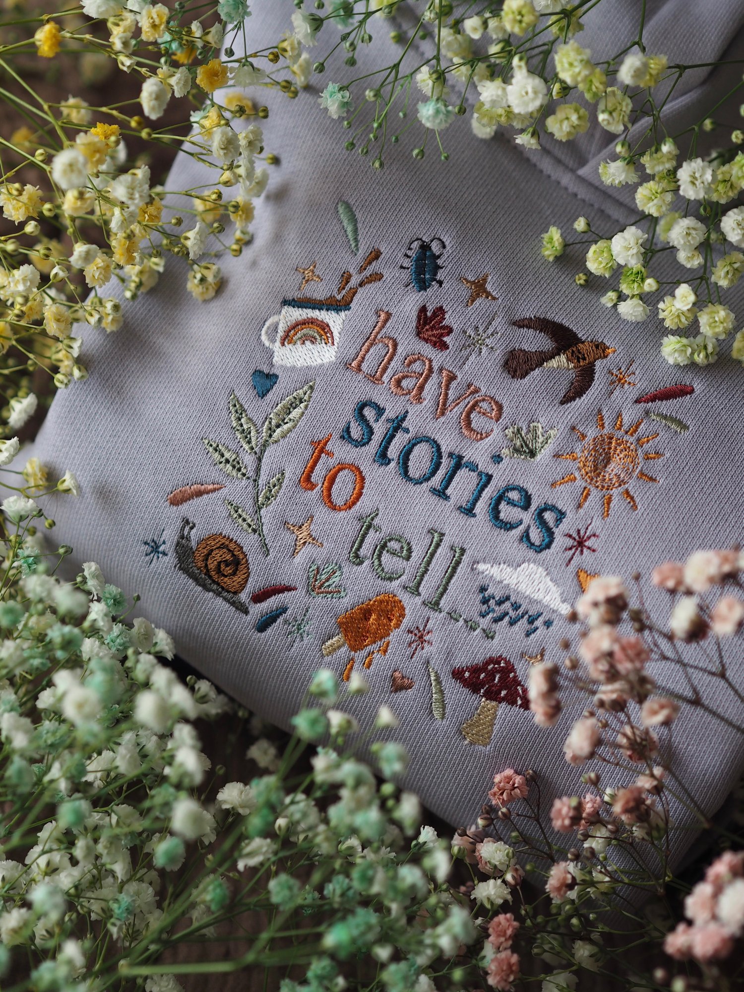 Image of Have Stories to Tell - Lavender Hoody