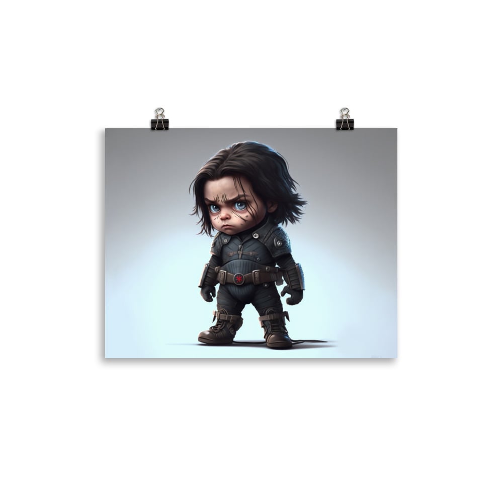 Image of Marvel Babies - The Winter Soldier | Photo paper poster