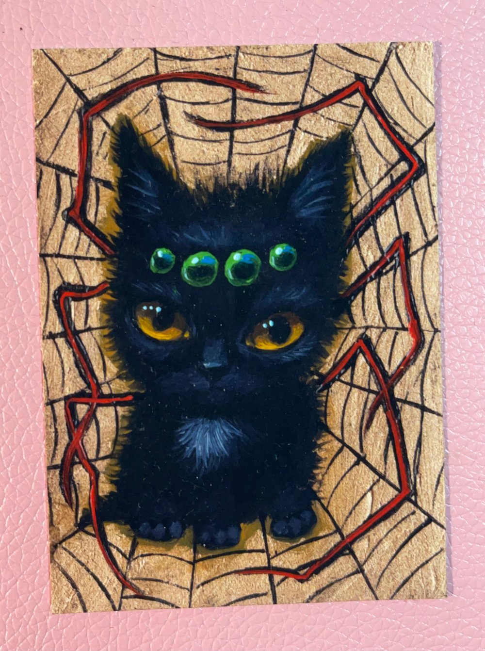 Image of "Spider Kitty" Print