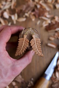 Image 7 of Fern Leaf- Earrings 