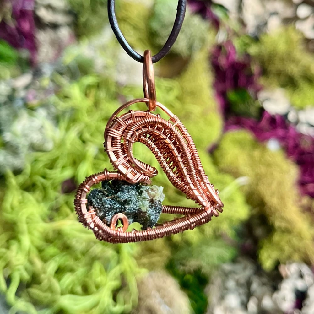 Image of Cannabis Heart Pendant 