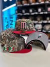 New Era 5950 Real Tree Mexico Red Visor 