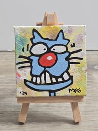 Image 4 of Spe 14 2.5x2.5 Inch Original Painting by Joey Mars