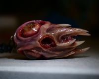 Image 12 of Flesh Oracle Snaggletooth Pendant - Handmade OOAK
