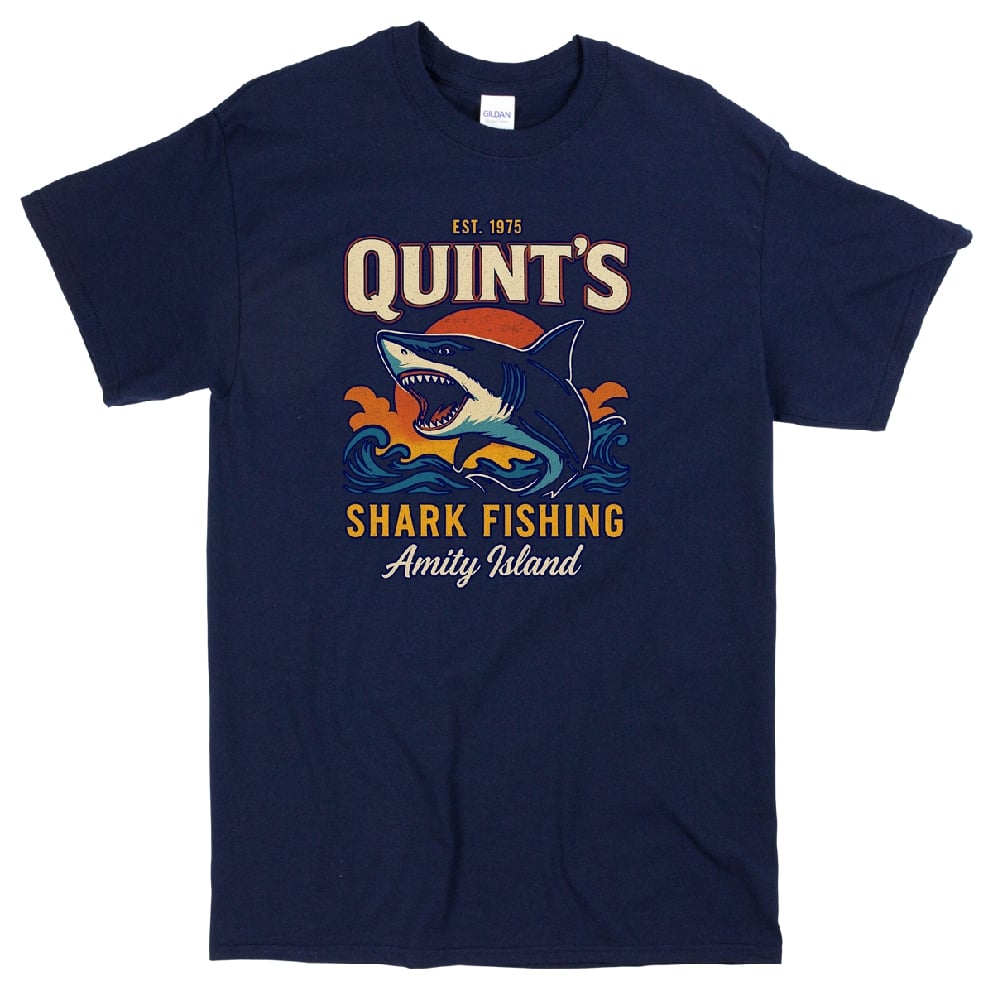 Image of Quints Shark Fishing JAWS T Shirt