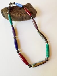 Image 7 of Tapered Tubes Necjlace