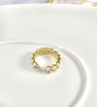 Image 4 of Pearl & Crystal Ring