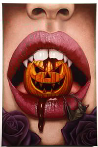 Image 3 of “Pumpkin Bites” Original Oil Painting
