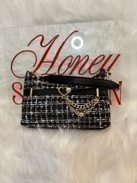 Image 5 of Juicy Cotoure Tweed Shoulder Bag