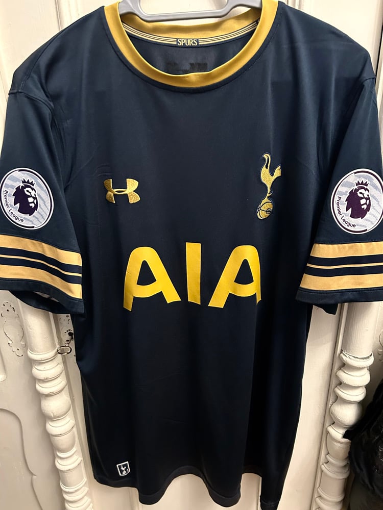 Image of Tottenham Hotspur “SON 7” 2016/17 Away Shirt + PL patches (XL)