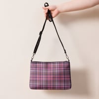 Image 2 of pink plaid Crossbody bag
