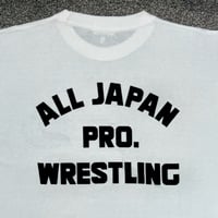 Image 4 of 1990'S ALL JAPAN PRO WRESTLING 🌏 LOGO SHIRT