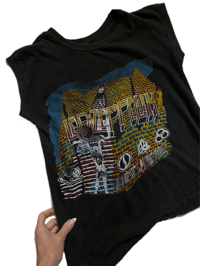 70s Led Zeppelin 'Houses of the Holy' t shirt tee vintage