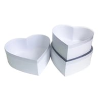 Image 3 of Set of 3 Floral Heart Box 