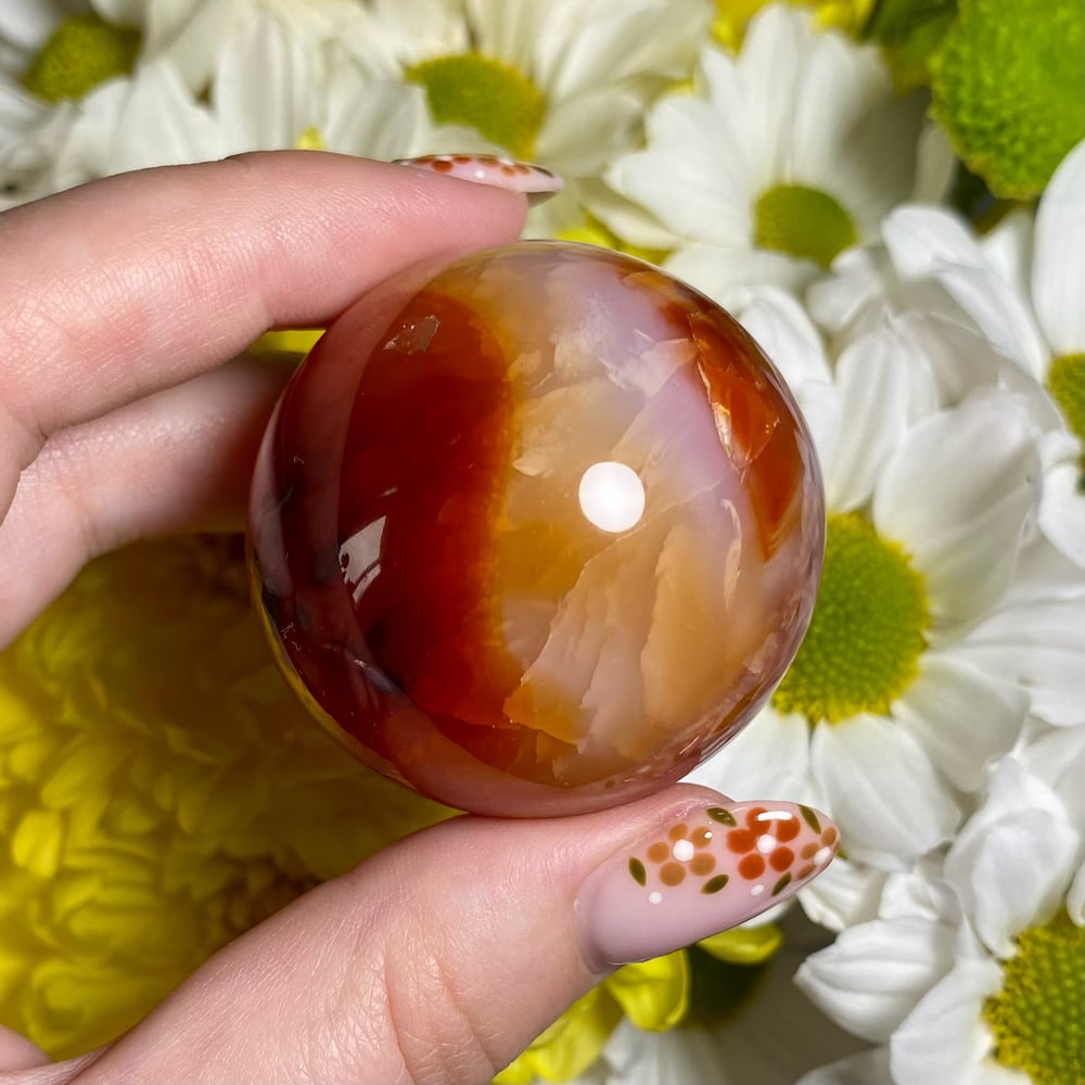 Image of Carnelian Sphere (small)