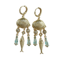 Gold Shell Dangles 3