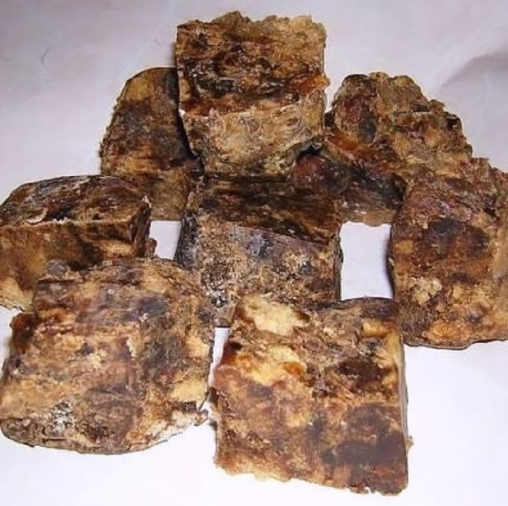 Image of 100% Organic West African Raw Natural Black Soap 1 lb