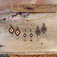 Image 3 of Thicket earrings - Desert no.3