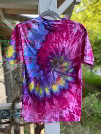 Image 4 of SMALL MILF Man I Love Frogs Tie Dye Shirt H22
