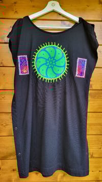 Image 9 of "Happy Blue" Twin Tunic, Size L/XL