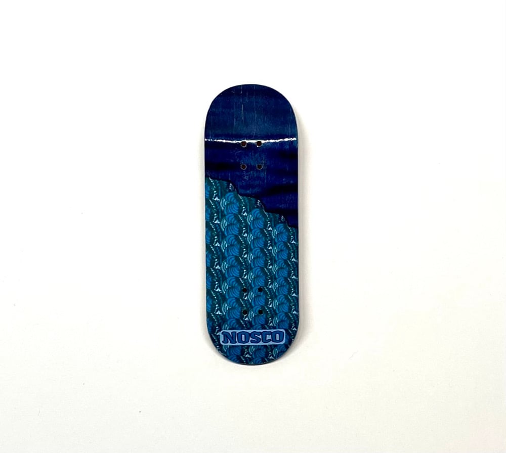 Image of Transparent Blue “Cloudman” Deck