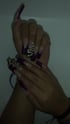Purple French Tip with Snakes  Image 3