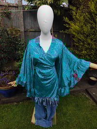 Image 5 of Amara Wrap dress - light jade