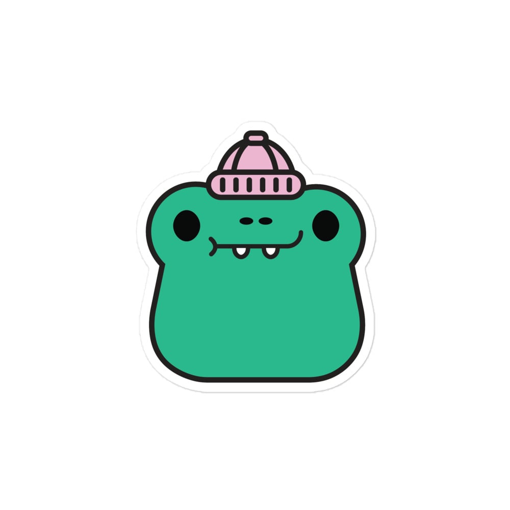 Image of Winter froggy sticker
