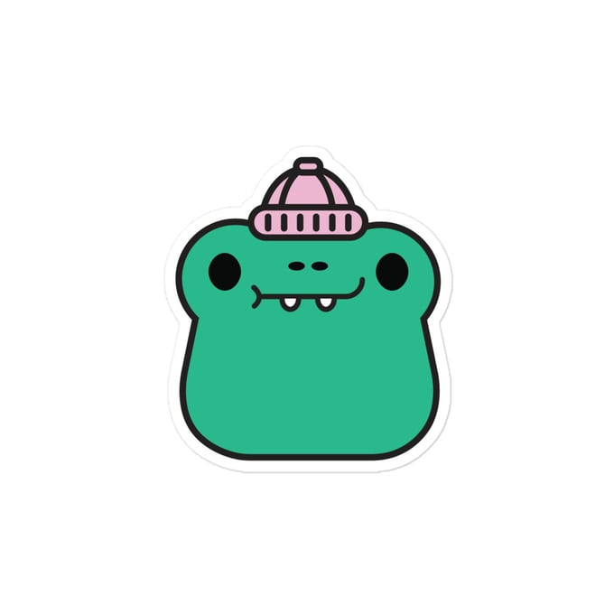 Image of Winter froggy sticker
