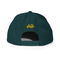 Image 4 of LOWER AZ Az Green & Yellow Snapback Hat