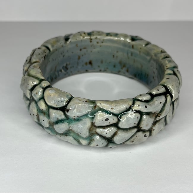 Dark Cobblestone Bracelet - 8 in Inner Diameter