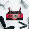 LAGOS TRAFFIC COUTURE PADDED SPORTS BRA (LTC CREST)