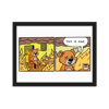 "This Is Fine." Dibby Framed Poster