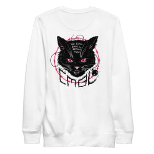 No Evil Cat Unisex Fleece Pullover