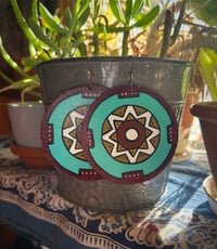 Image 2 of Hand painted earrings 