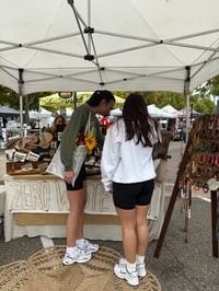 Image 3 of Lace tote bag