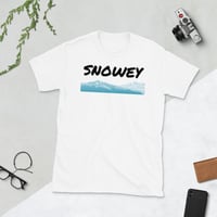 White snowey Short-Sleeve Unisex T-Shirt