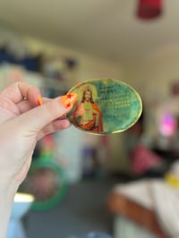 Image 2 of “Blessed be” Gold Chrome Sticker