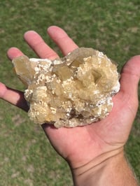 Image 20 of Yellow Cubic Fluorite & Barite Specimen | Beijing China #2654