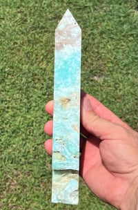 Image 4 of Blue Aragonite Tower #2479