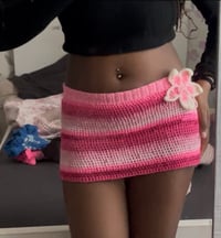 Tropical flower skirt