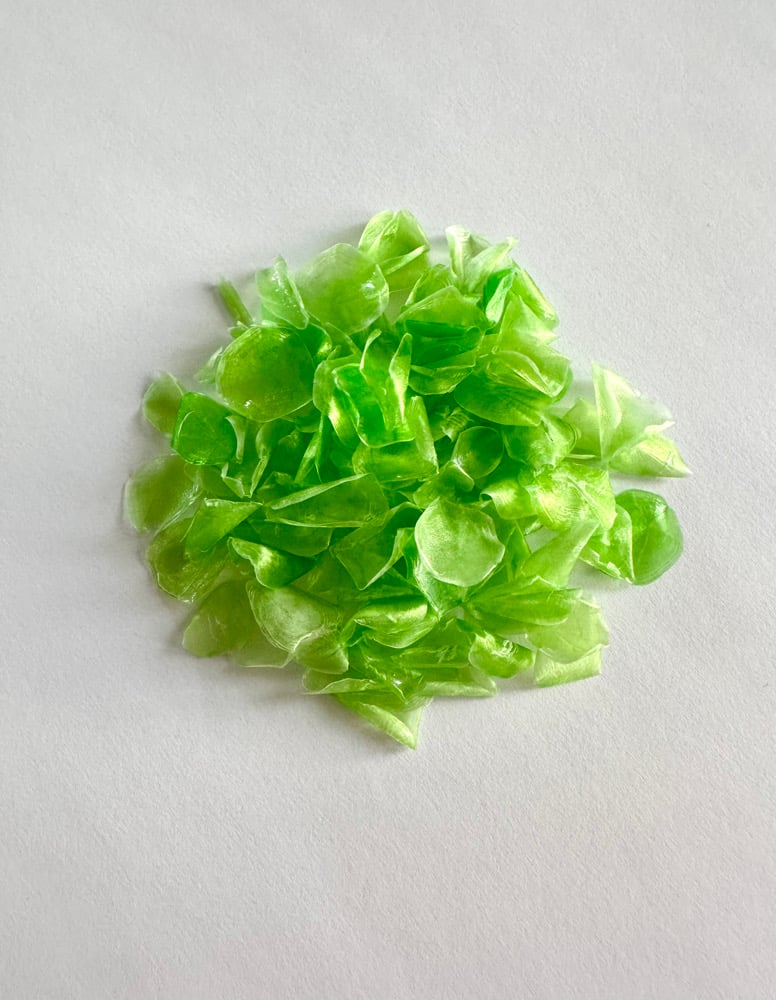 Image of Dyed fish scales - Green